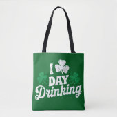 I Liebe Day Drinking Funny St Patrick's Day Irish Tasche (Vorderseite)