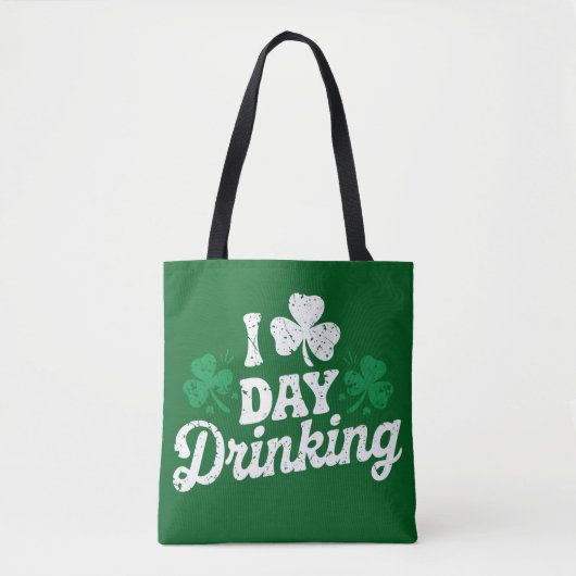 I Liebe Day Drinking Funny St Patrick's Day Irish Tasche (Vorderseite)