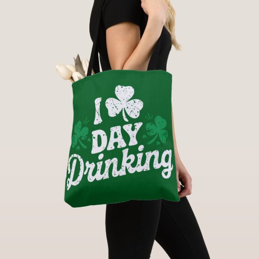 I Liebe Day Drinking Funny St Patrick's Day Irish Tasche (Von Nahem)