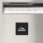 I Liebe Day Drinks St Patricks Day Funny Men Wome Magnet (In Situ (Geschirrspüler))