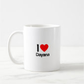 i Liebe dayana Kaffeetasse (Links)