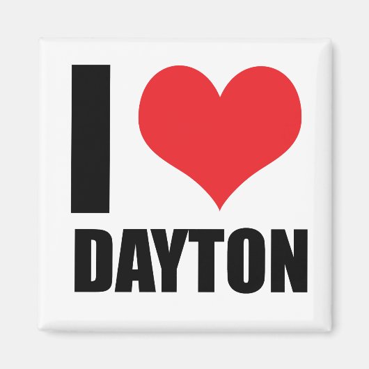 I Liebe Dayton Magnet (Vorne)
