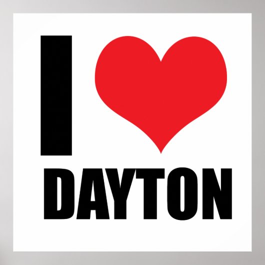 I Liebe Dayton Poster (Vorne)