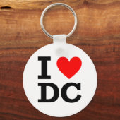I Liebe DC Design Schlüsselanhänger (Vorderseite)