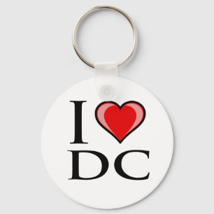 I Liebe DC - District of Columbia Schlüsselanhänger