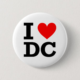 I Liebe DC-Entwurf Button