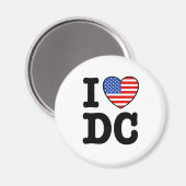 I LIEBE DC MAGNET (Vorderseite/Rückseite)