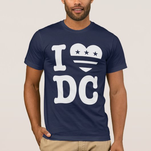 I LIEBE DC T-Shirt (Vorderseite)
