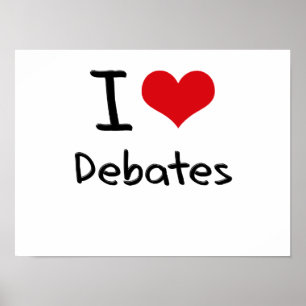 I Liebe-Debatten Poster