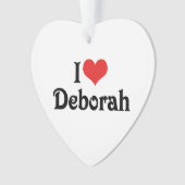 I Liebe Deborah Ornament (Vorderseite)