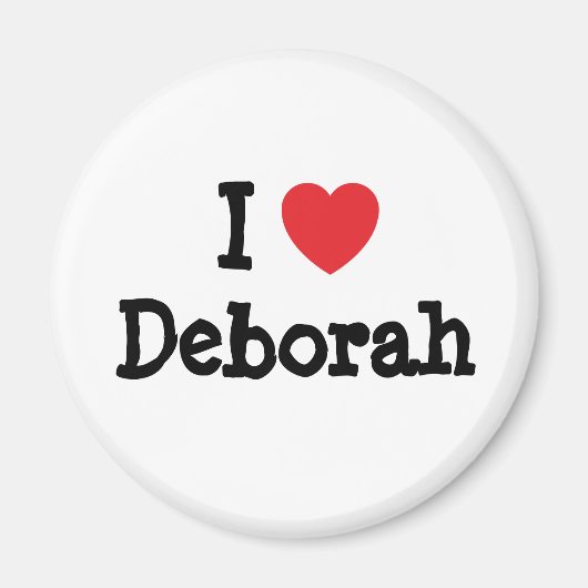 I Liebe Deborah T - Shirt Magnet (Vorne)