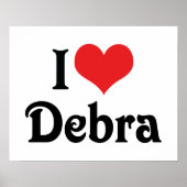 I Liebe Debra Poster (Vorne)