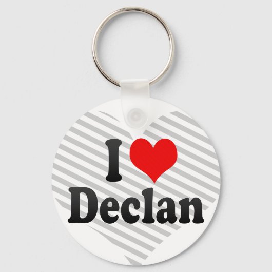 I Liebe Declan Schlüsselanhänger (Vorderseite)
