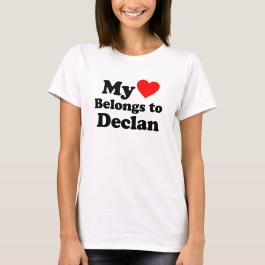 I Liebe Declan T-Shirt (Vorderseite)