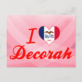 I Liebe Decorah, Iowa Postkarte