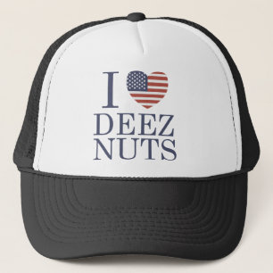 I Liebe Deez Nüsse Truckerkappe