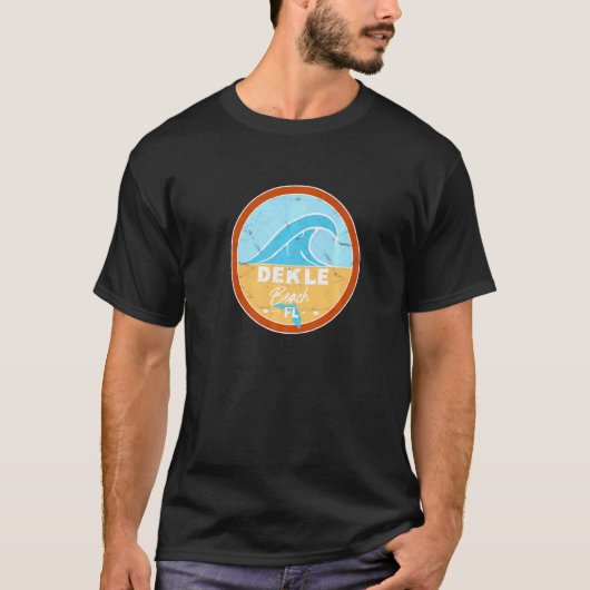 I Liebe Dekle Beach Florida Fl Atlantic Ocean Wave T-Shirt (Vorderseite)