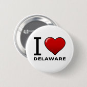 I LIEBE DELAWARE BUTTON (Vorne & Hinten)