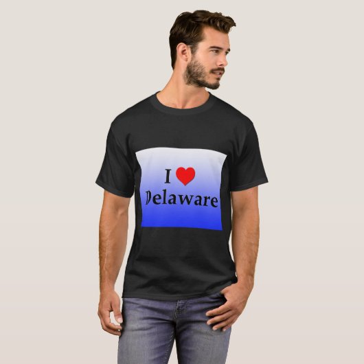 I Liebe Delaware T-Shirt (Vorne ganz)