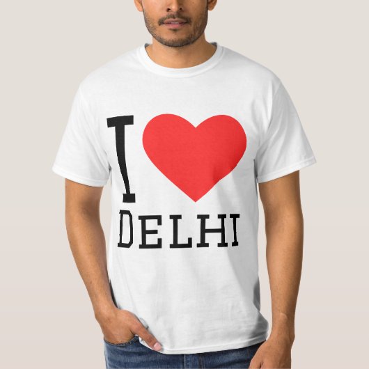I Liebe Delhi T-Shirt (Vorderseite)