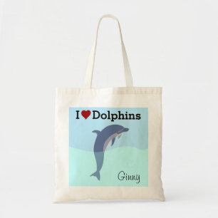 I Liebe-Delphin-Taschen-Tasche Tragetasche