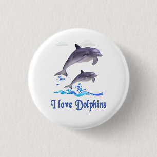 I Liebe Delphine Button