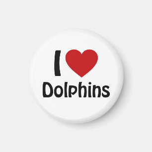 I Liebe Delphine Magnet