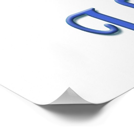 I Liebe Delphine Poster (Ecke)