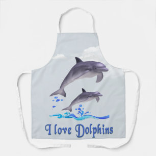 I Liebe Delphine Schürze