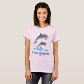 I Liebe Delphine T - Shirt (Vorne ganz)