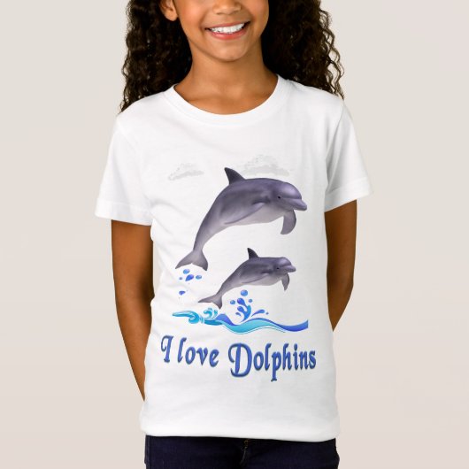 I Liebe Delphine T - Shirt (Vorderseite)