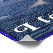 I Liebe Delphinplakat Poster (Ecke)