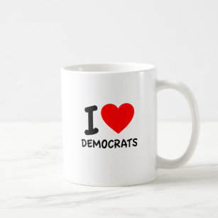 I Liebe Demokraten Kaffeetasse