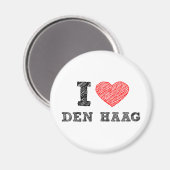 I Liebe Den Haag Magnet (Vorderseite/Rückseite)