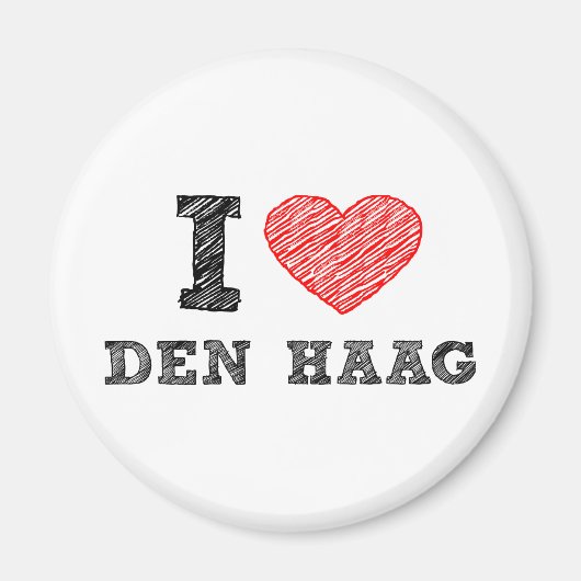 I Liebe Den Haag Magnet (Vorne)