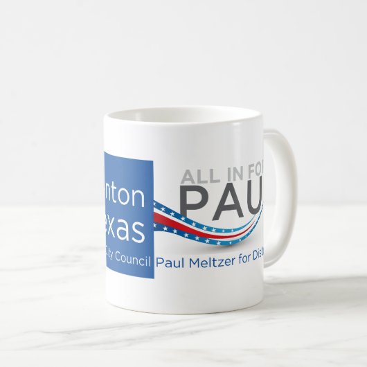 I Liebe Denton - aller herein für Kaffeetasse (VorderseiteRechts)