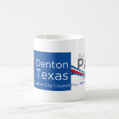 I Liebe Denton - aller herein für Kaffeetasse (Mittel)