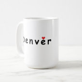 I Liebe Denver Kaffeetasse (Vorderseite Links)