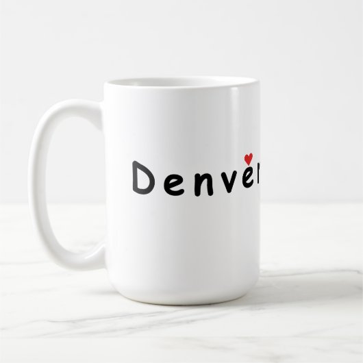 I Liebe Denver Kaffeetasse (Links)