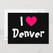 I Liebe Denver Postkarte (Vorne/Hinten)