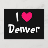 I Liebe Denver Postkarte (Vorderseite)
