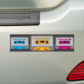 I Liebe der 80er (Kassette) Autoaufkleber (Auf Auto)