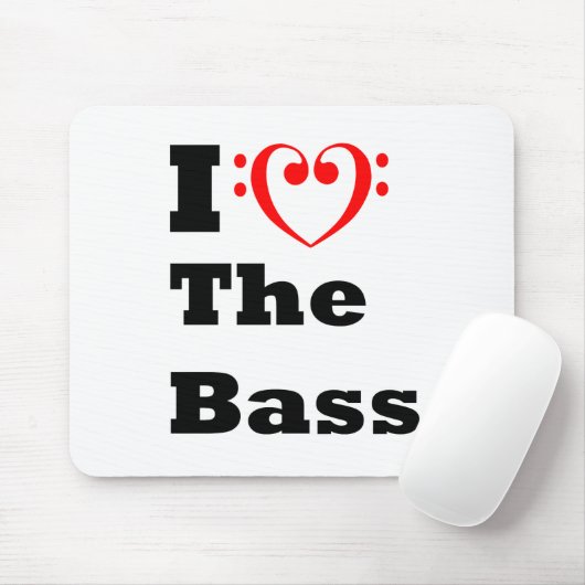 I Liebe der Baß Mousepad (Mit Mouse)