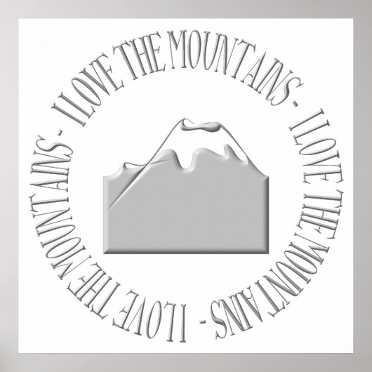 I Liebe der Berge Poster (Vorne)