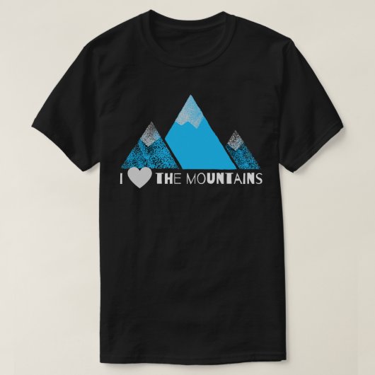 I Liebe der Berge T-Shirt (Design vorne)
