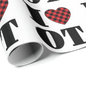 I Liebe der Berufstherapie Geschenkpapier (Rolleneckpunkt)