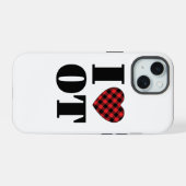 I Liebe der Berufstherapie iPhone 15 Hülle (Rückseite (Horizontal))
