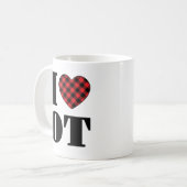 I Liebe der Berufstherapie Kaffeetasse (Vorderseite Links)