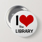 I Liebe der Bibliothek Button (Vorne & Hinten)