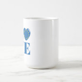 I Liebe der europäischen Gewerkschaft Kaffeetasse (Mittel)